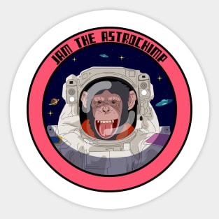 Meet the Astrochimp Sticker